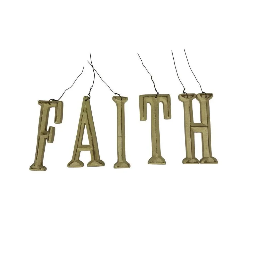 ‘FAITH’ Letters for Baskets. Netting. Screens